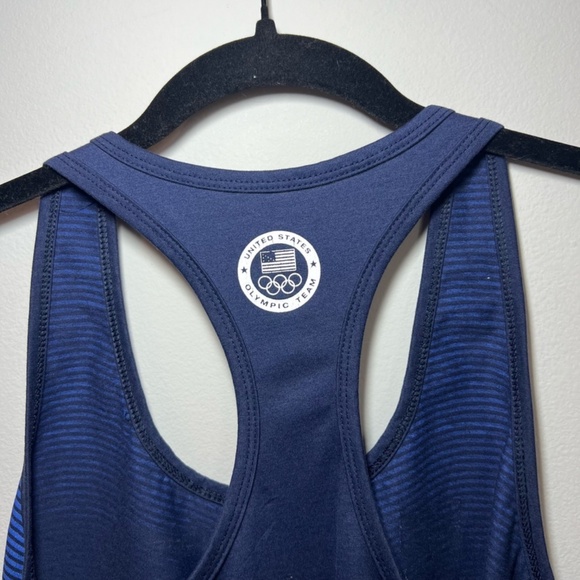 Nike Womens Team USA Racerback Dri-Fit Tank Top Navy Blue 2016 Olympics Shirt XL - Picture 7 of 12